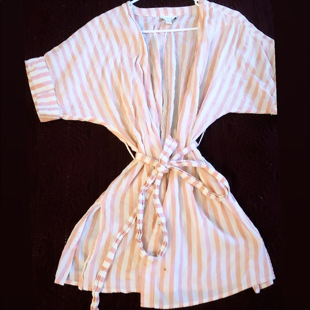 Top shop cover up/ rob, worn only once